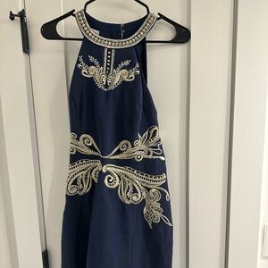 Navy Lily Dress